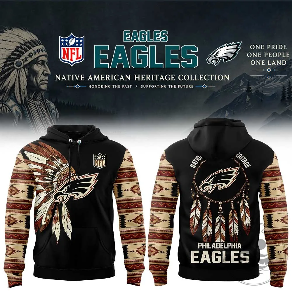 Philadelphia Eagles Native American Heritage Collection NFL Hoodie