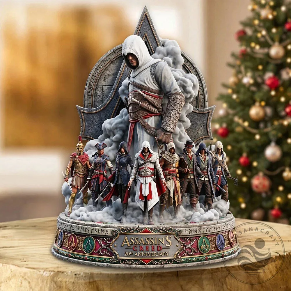 Assassin's Creed 20th Anniversary Collectible Character Figurine 3 Assassin