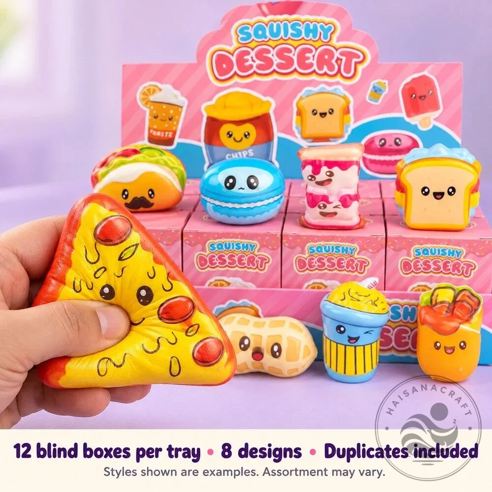 Slow-Rise Squishy Dessert Mystery Box Set