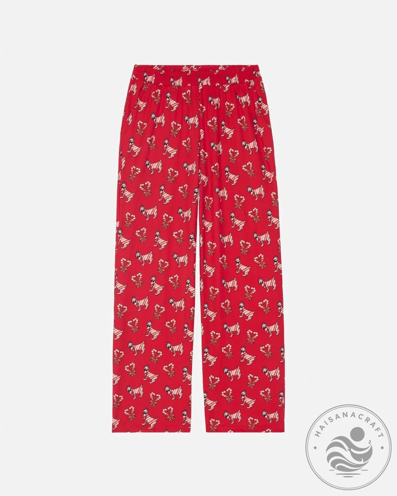 Girls' Candy Cane All-Over Print Pajama Pants