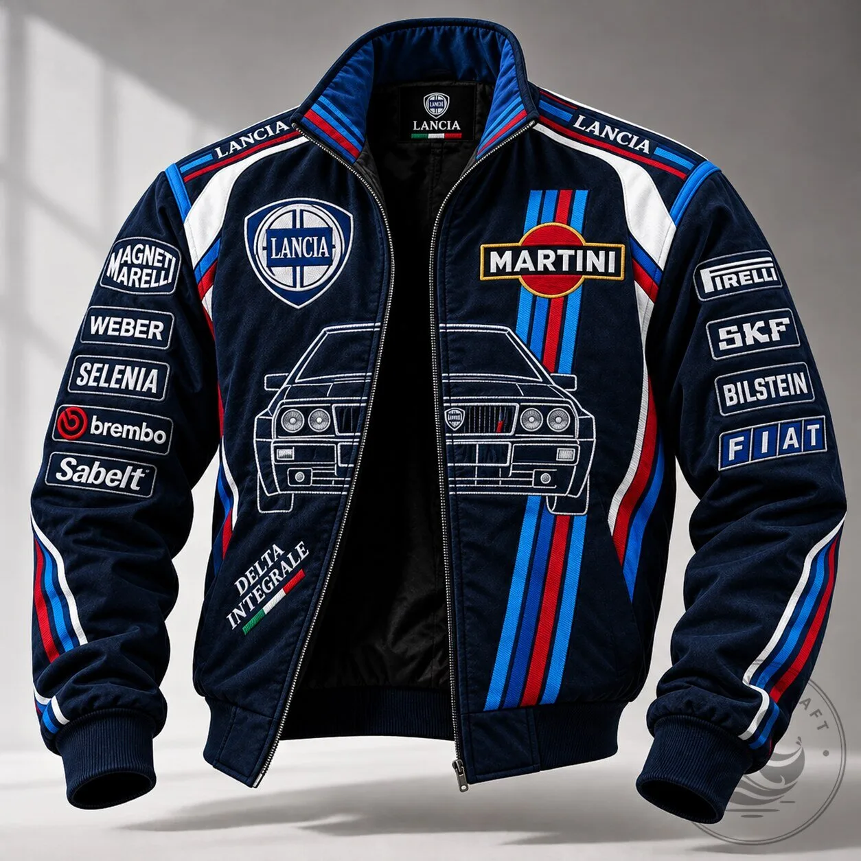 Lancia Delta Integrale Martini Racing Bomber Jacket for Men