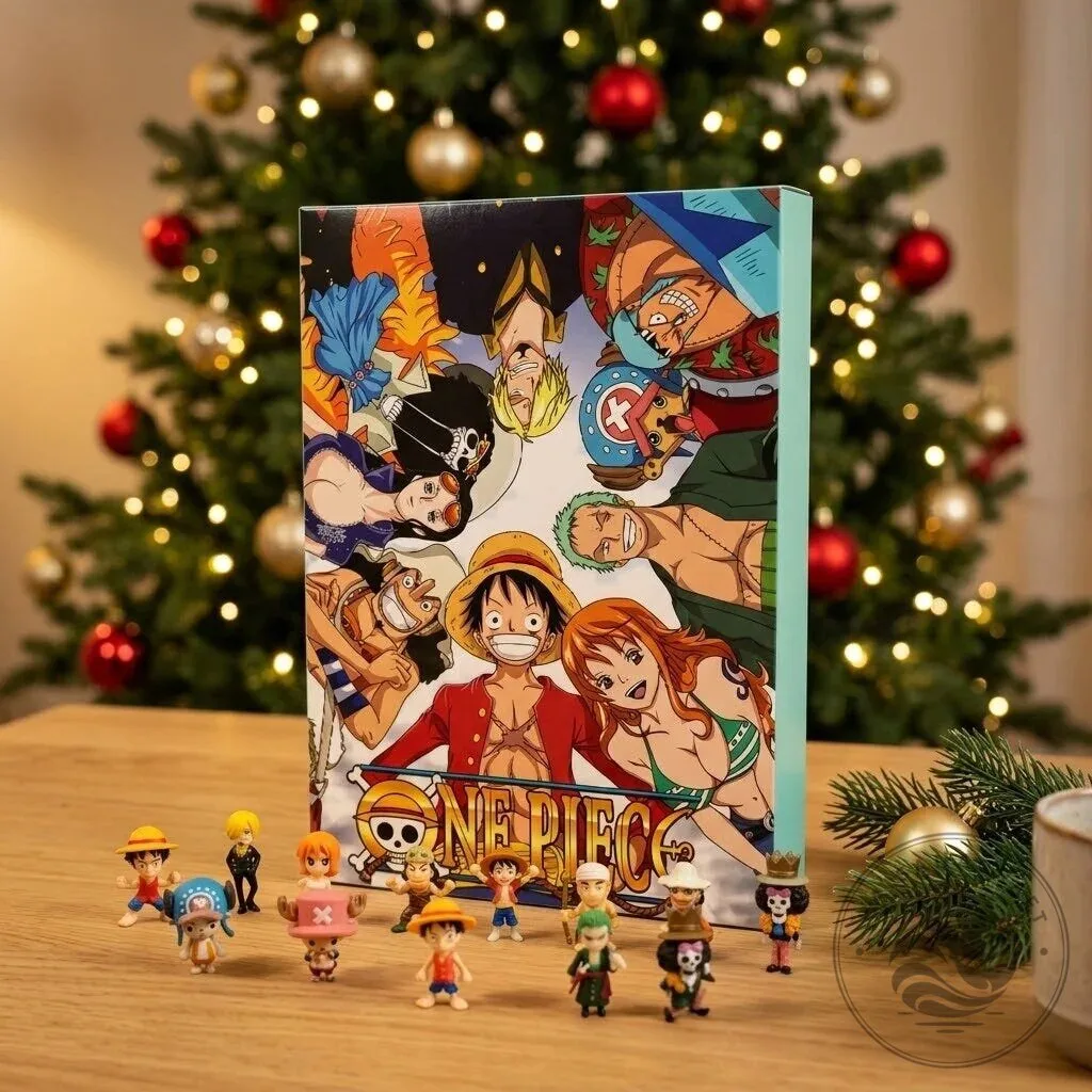 One Piece Anime Manga Christmas Countdown Advent Calendar with 24 Surprises 2D